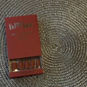 Red Aspen Nail Dashes - Midnight in a Park